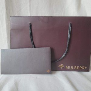 Mulberry Shopping Bag and Receipt Envelope
